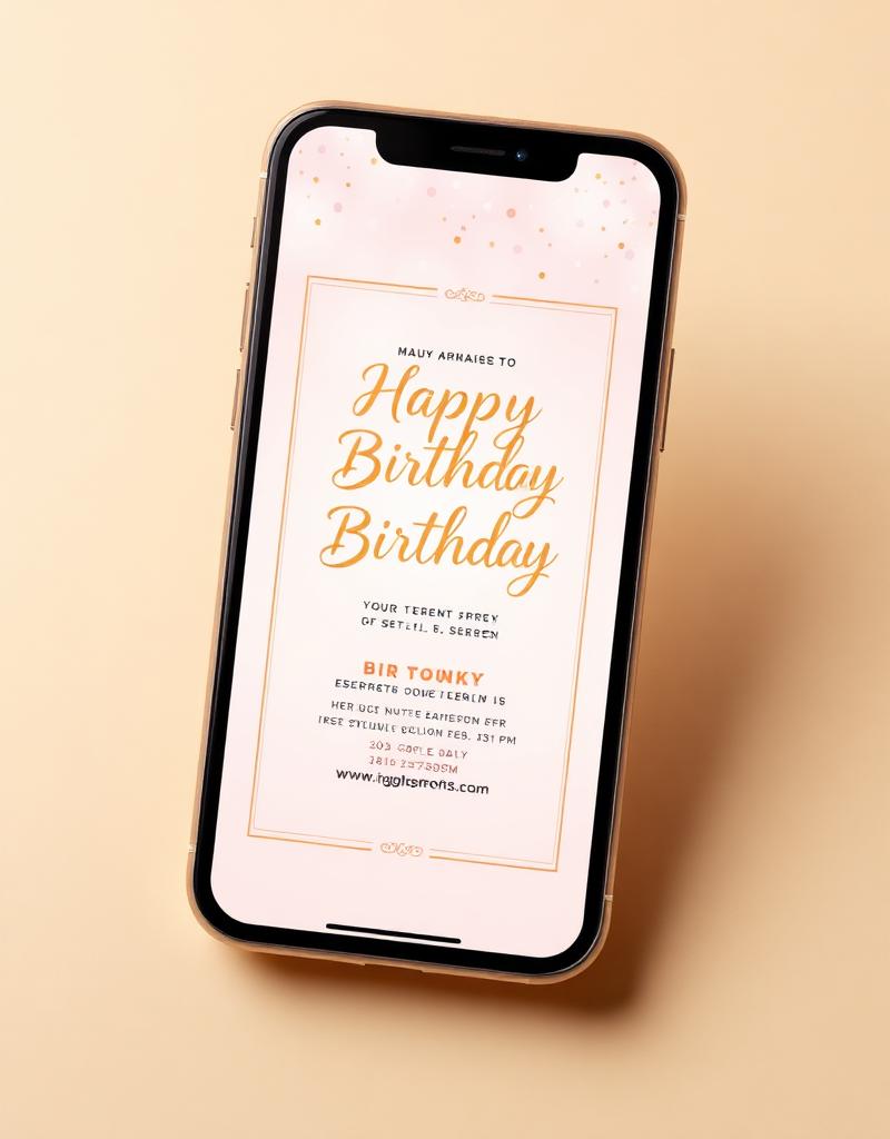 Mobile invitation preview